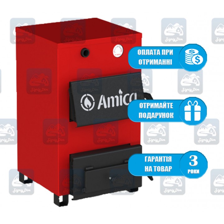 Amica Optima 6mm (14-18 кВт) - Твердотопливный котел на дровах и угле Амика